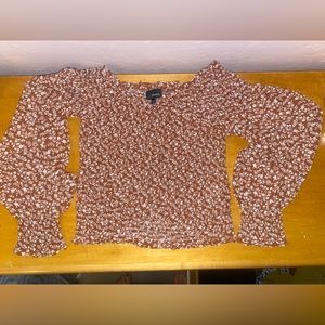 Long Sleeve Crop Top Autumn Colors